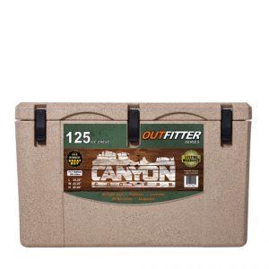 Canyon Coolers Outfitter 125 in white background.