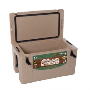 Canyon Coolers Outfitter 55 in white background.
