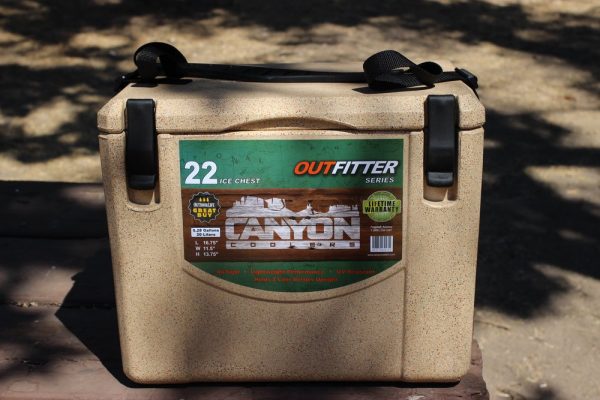 Canyon Cooler Outfitter 22 in brown color.